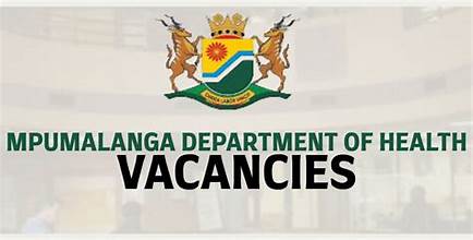Mpumalanga Department of Health Vacancies – July 2025