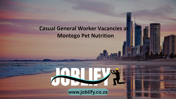 Casual General Worker (Non-Continuous Basis) Vacancies at Montego…