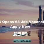 SARS Opens 63 Job Vacancies: Apply Now