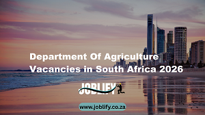 Department Of Agriculture Vacancies in South Africa 2026