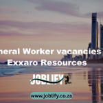 General Worker vacancies – Exxaro Resources