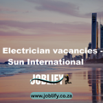 3x Electrician vacancies – Sun International