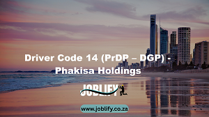Driver Code 14 (PrDP – DGP) – Phakisa&hellip;