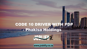 CODE 10 DRIVER WITH PDP – Phakisa Holdings